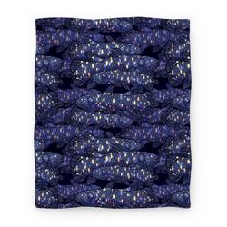 Movie Anime Nautical Coelacanth Fish Pattern Premium Fleece Sherpa Blanket Perfect Gifts For Family On Christmas