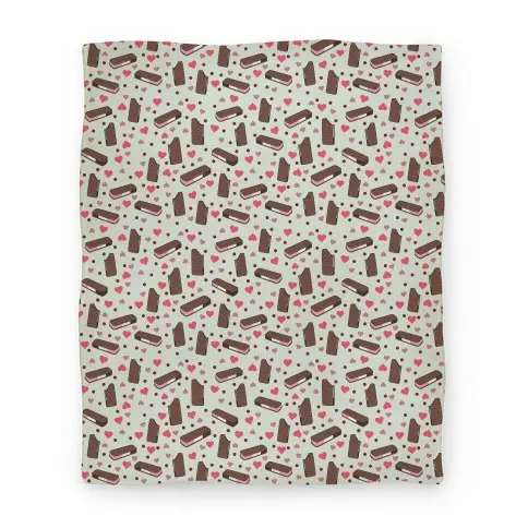 Movie Anime Neapolitan Ice Cream Sandwich Pattern Premium Fleece Sherpa Blanket Perfect Gifts For Family On Christmas