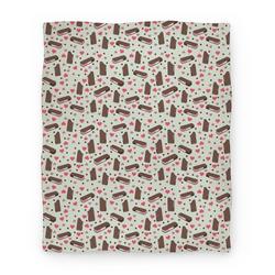 Movie Anime Neapolitan Ice Cream Sandwich Pattern Premium Fleece Sherpa Blanket Perfect Gifts For Family On Christmas