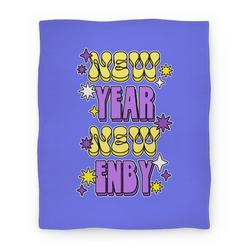 Movie Anime New Year New Enby Premium Fleece Sherpa Blanket Perfect And Unique Gifts For Family On Christmas