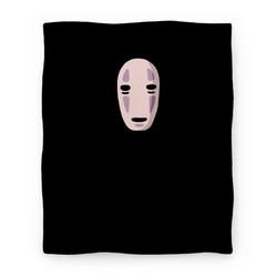Movie Anime No Face Premium Fleece Sherpa Blanket Perfect And Unique Gifts For Family On Christmas Holiday