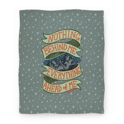 Movie Anime Nothing Behind Me, Everything Ahead Of Me (Kerouac) Premium Fleece Sherpa Blanket Perfect Gifts For Family Christmas