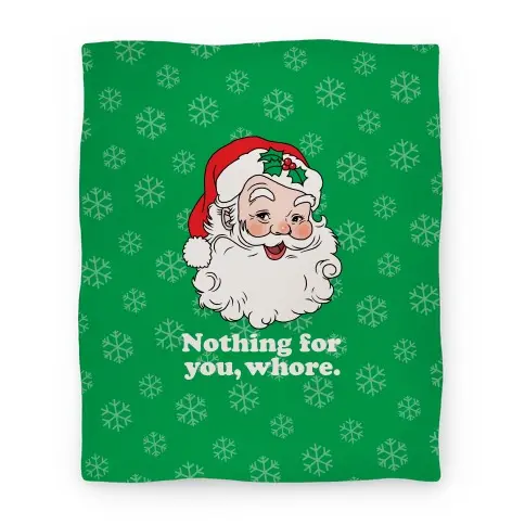 Movie Anime Nothing For You, Whore Premium Fleece Sherpa Blanket Perfect Gifts For Family On Christmas