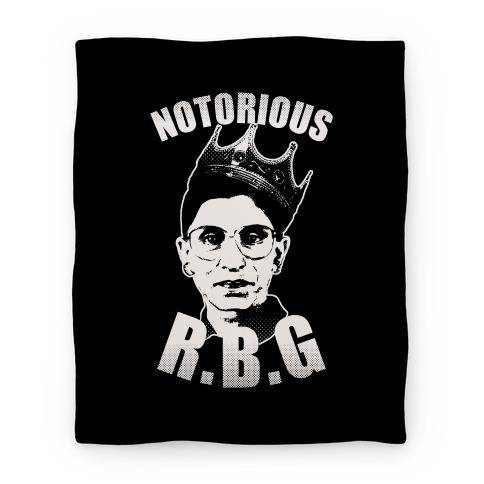 Movie Anime Notorious RBG (Ruth Bader Ginsburg) Premium Fleece Sherpa Blanket Perfect Gifts For Family On Christmas