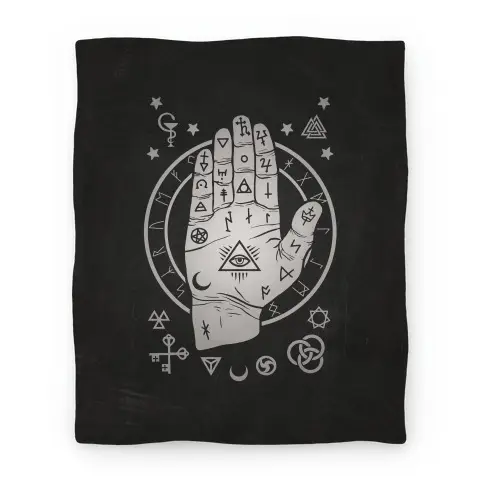 Movie Anime Occult Hand Premium Fleece Sherpa Blanket Perfect And Unique Gifts For Family On Christmas