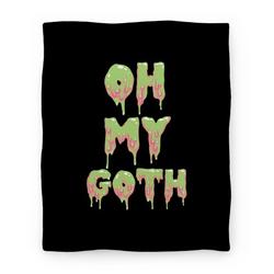 Movie Anime Oh My Goth Premium Fleece Sherpa Blanket Perfect And Unique Gifts For Family On Christmas Holiday