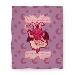 Movie Anime One's Body Is Inviolable Subject To One's Own Will Premium Fleece Sherpa Blanket Perfect Gifts For Family On Christmas