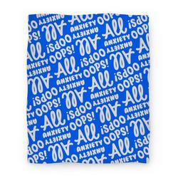 Movie Anime Oops! All Anxiety Premium Fleece Sherpa Blanket Perfect And Unique Gifts For Family On Christmas