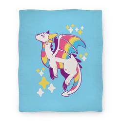 Movie Anime Pan Pride Dragon Premium Fleece Sherpa Blanket Perfect And Unique Gifts For Family On Christmas