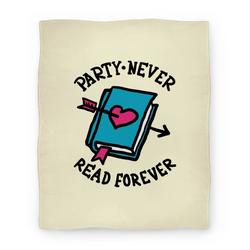 Movie Anime Party Never Read Forever Premium Fleece Sherpa Blanket Perfect Gifts For Family On Christmas