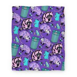 Movie Anime Pastel Goth Trash Animals Pattern Premium Fleece Sherpa Blanket Perfect Gifts For Family On Christmas