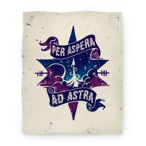 Movie Anime Per Aspera Ad Astra Premium Fleece Sherpa Blanket Perfect And Unique Gifts For Family On Christmas