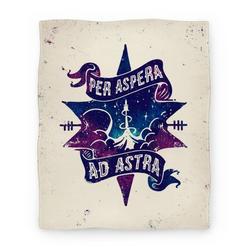 Movie Anime Per Aspera Ad Astra Premium Fleece Sherpa Blanket Perfect And Unique Gifts For Family On Christmas
