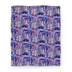 Movie Anime Phallic Witchy Things Pattern Premium Fleece Sherpa Blanket Perfect Gifts For Family On Christmas