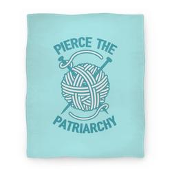 Movie Anime Pierce The Patriarchy Premium Fleece Sherpa Blanket Perfect And Unique Gifts For Family On Christmas