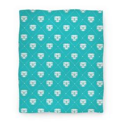Movie Anime Pit Bull Love Pattern Premium Fleece Sherpa Blanket Perfect And Unique Gifts For Family On Christmas