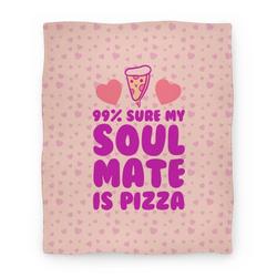 Movie Anime Pizza Soulmate Premium Fleece Sherpa Blanket Perfect And Unique Gifts For Family On Christmas