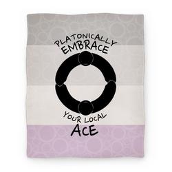 Movie Anime Platonically Embrace Your Local Ace Premium Fleece Sherpa Blanket Perfect Gifts For Family On Christmas