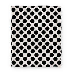 Movie Anime Polka Dot (Black) Premium Fleece Sherpa Blanket Perfect And Unique Gifts For Family On Christmas