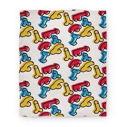 Movie Anime Pop Art Penis Pattern Premium Fleece Sherpa Blanket Perfect And Unique Gifts For Family On Christmas