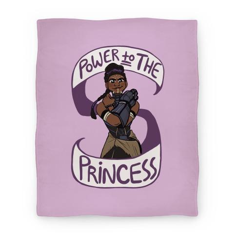 Movie Anime Power to the Princess Premium Fleece Sherpa Blanket Perfect And Unique Gifts For Family On Christmas