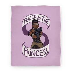 Movie Anime Power to the Princess Premium Fleece Sherpa Blanket Perfect And Unique Gifts For Family On Christmas