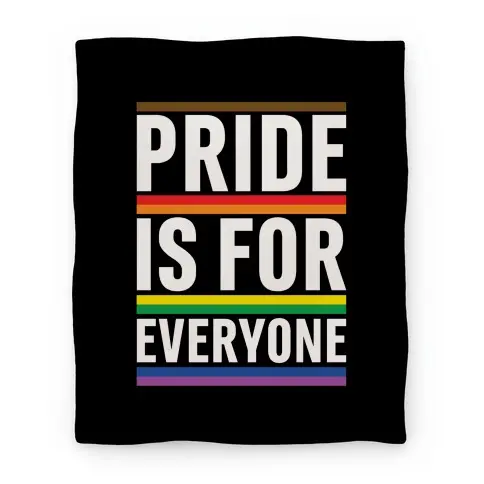 Movie Anime Pride Is For Everyone Premium Fleece Sherpa Blanket Perfect And Unique Gifts For Family On Christmas