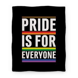 Movie Anime Pride Is For Everyone Premium Fleece Sherpa Blanket Perfect And Unique Gifts For Family On Christmas