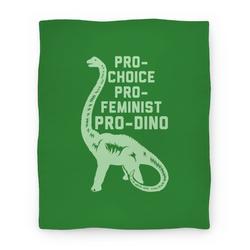 Movie Anime Pro-Choice Pro-Feminist Pro-Dino Premium Fleece Sherpa Blanket Perfect Gifts For Family On Christmas