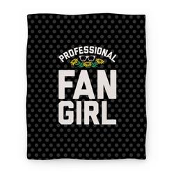 Movie Anime Professional Fangirl Premium Fleece Sherpa Blanket Perfect And Unique Gifts For Family On Christmas
