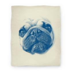 Movie Anime Pug Face Premium Fleece Sherpa Blanket Perfect And Unique Gifts For Family On Christmas Holiday