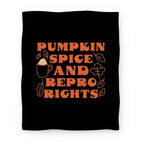 Movie Anime Pumpkin Spice and Repro Rights Premium Fleece Sherpa Blanket Perfect Gifts For Family On Christmas