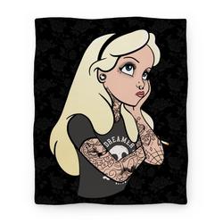 Movie Anime Punk Alice Parody Premium Fleece Sherpa Blanket Perfect And Unique Gifts For Family On Christmas