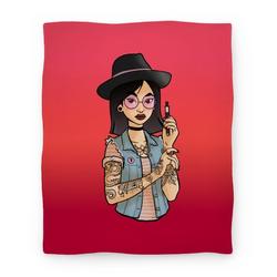 Movie Anime Punk Fashion Mulan Premium Fleece Sherpa Blanket Perfect And Unique Gifts For Family On Christmas
