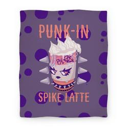 Movie Anime Punk-In Spike Latte Premium Fleece Sherpa Blanket Perfect And Unique Gifts For Family On Christmas