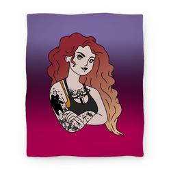 Movie Anime Punk Merida Parody Premium Fleece Sherpa Blanket Perfect And Unique Gifts For Family On Christmas