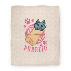 Movie Anime Purrito Premium Fleece Sherpa Blanket Perfect And Unique Gifts For Family On Christmas Holiday