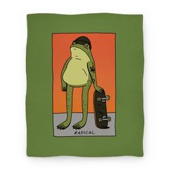 Movie Anime Radical Frog Skater Premium Fleece Sherpa Blanket Perfect And Unique Gifts For Family On Christmas