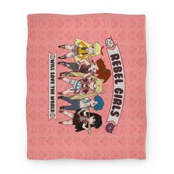 Movie Anime Rebel Girls Will Save The World Parody Premium Fleece Sherpa Blanket Perfect Gifts For Family On Christmas