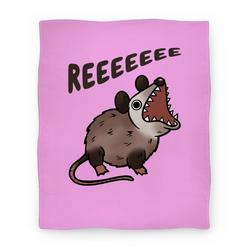 Movie Anime Reeeeeee Possum Premium Fleece Sherpa Blanket Perfect And Unique Gifts For Family On Christmas