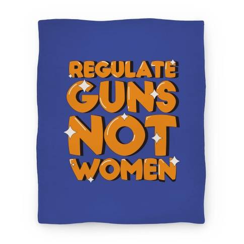 Movie Anime Regulate Guns, Not Women Premium Fleece Sherpa Blanket Perfect Gifts For Family On Christmas