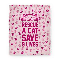 Movie Anime Rescue A Cat Save Nine Lives Premium Fleece Sherpa Blanket Perfect Gifts For Family On Christmas