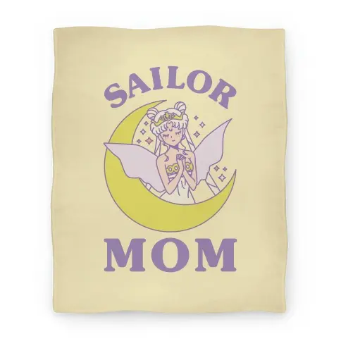 Movie Anime Sailor Mom Premium Fleece Sherpa Blanket Perfect And Unique Gifts For Family On Christmas Holiday