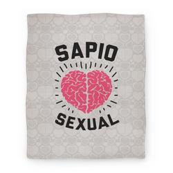 Movie Anime Sapiosexual Premium Fleece Sherpa Blanket Perfect And Unique Gifts For Family On Christmas