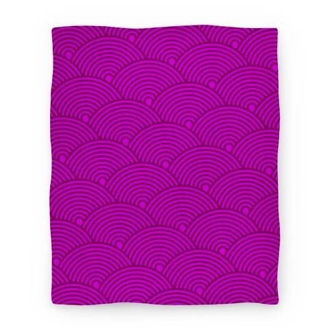 Movie Anime Scale Pattern (Pink) Premium Fleece Sherpa Blanket Perfect And Unique Gifts For Family On Christmas