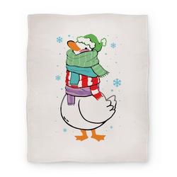 Movie Anime Scarf Duck Premium Fleece Sherpa Blanket Perfect And Unique Gifts For Family On Christmas Holiday