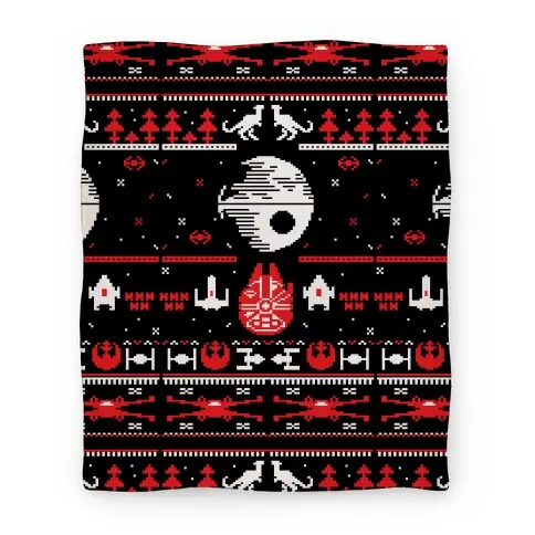 Movie Anime Scifi Spaceship Christmas Premium Fleece Sherpa Blanket Perfect Gifts For Family On Christmas