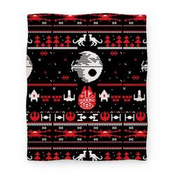 Movie Anime Scifi Spaceship Christmas Premium Fleece Sherpa Blanket Perfect Gifts For Family On Christmas