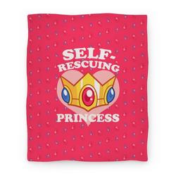 Movie Anime Self-Rescuing Princess Premium Fleece Sherpa Blanket Perfect Gifts For Family On Christmas