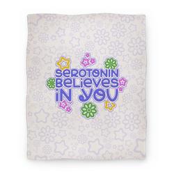 Movie Anime Serotonin Believes In You Premium Fleece Sherpa Blanket Perfect Gifts For Family On Christmas